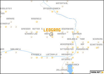 map of Leogang