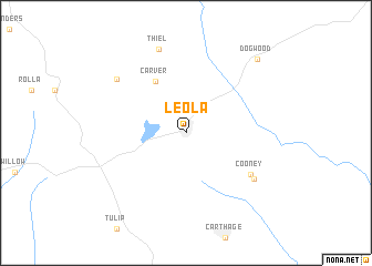 map of Leola