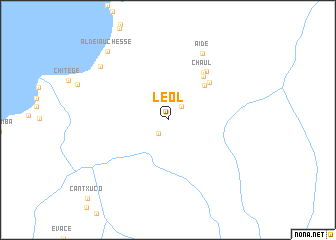 map of Leol