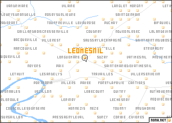 map of Léomesnil