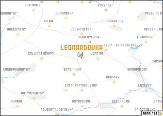 map of Leonardovka