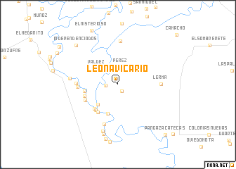 map of Leona Vicario