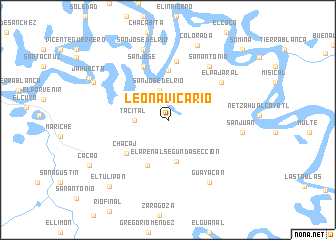 map of Leona Vicario