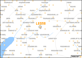 map of Léona