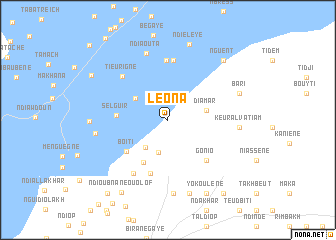 map of Léona