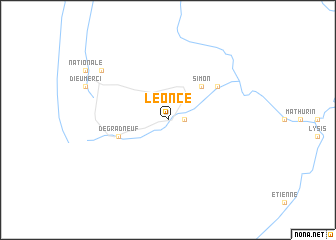 map of Léonce