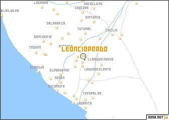map of Leoncio Prado
