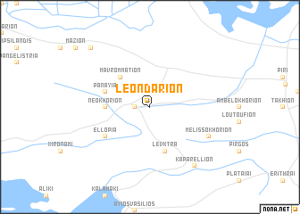 map of Leondárion