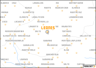 map of Leones