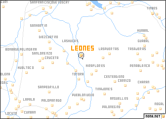 map of Leones