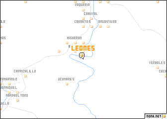 map of Leones