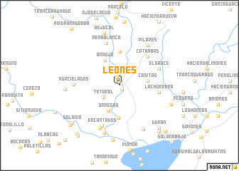 map of Leones