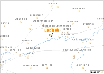 map of Leones