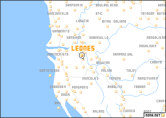 map of Leones