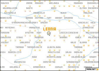 map of Leonia