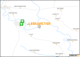 map of Leon Junction