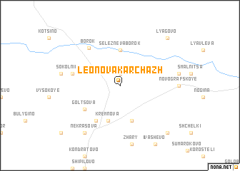 map of Leonova Karchazh