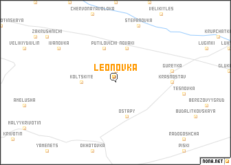 map of Leonovka