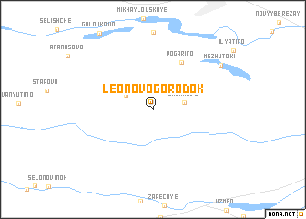 map of Leonovo-Gorodok