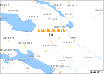 map of Leonovskoye