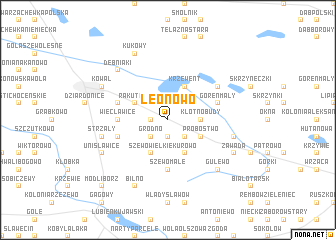 map of Leonowo