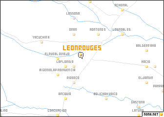 map of León Rouges