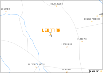 map of Leontina