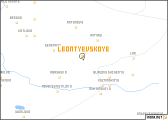 map of Leont\