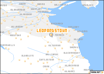 map of Leopardstown