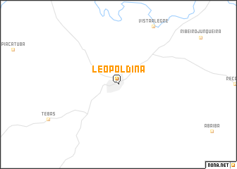 map of Leopoldina