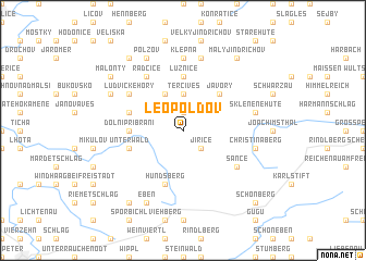 map of Leopoldov