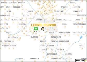 map of Leopoldskron