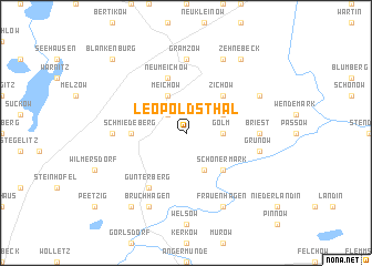 map of Leopoldsthal