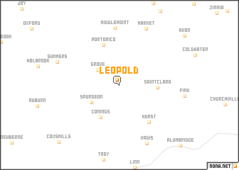 map of Leopold