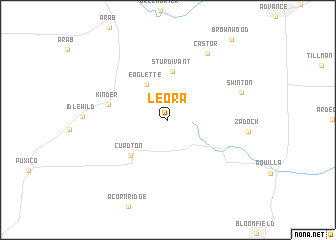 map of Leora