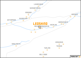 map of Leoshino