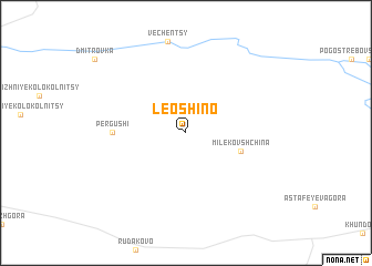 map of Leoshino