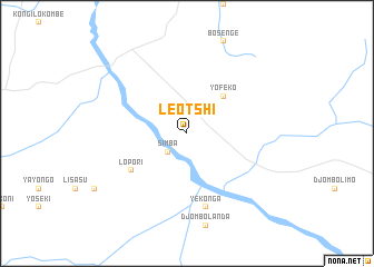 map of Leotshi