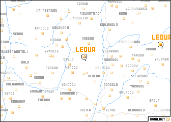 map of Léoua