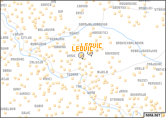 map of Leović
