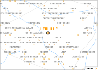map of Léoville
