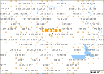 map of Le Pachis