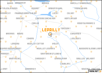 map of Le Pailly