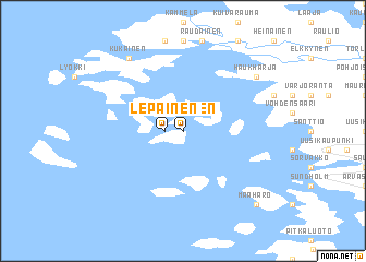 map of Lepäinen