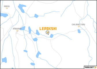 map of Lepākshi