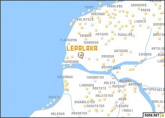 map of Lepalaka