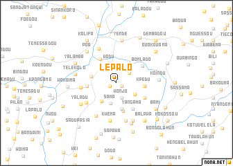 map of Lepalo