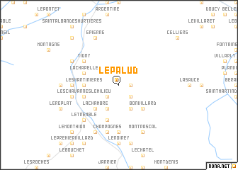 map of LʼEpalud