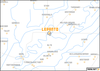 map of Lepanto