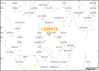 map of Lepanto